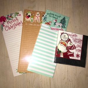 🌟Magnetic Shopping List & Cocktail Napkin Bundle